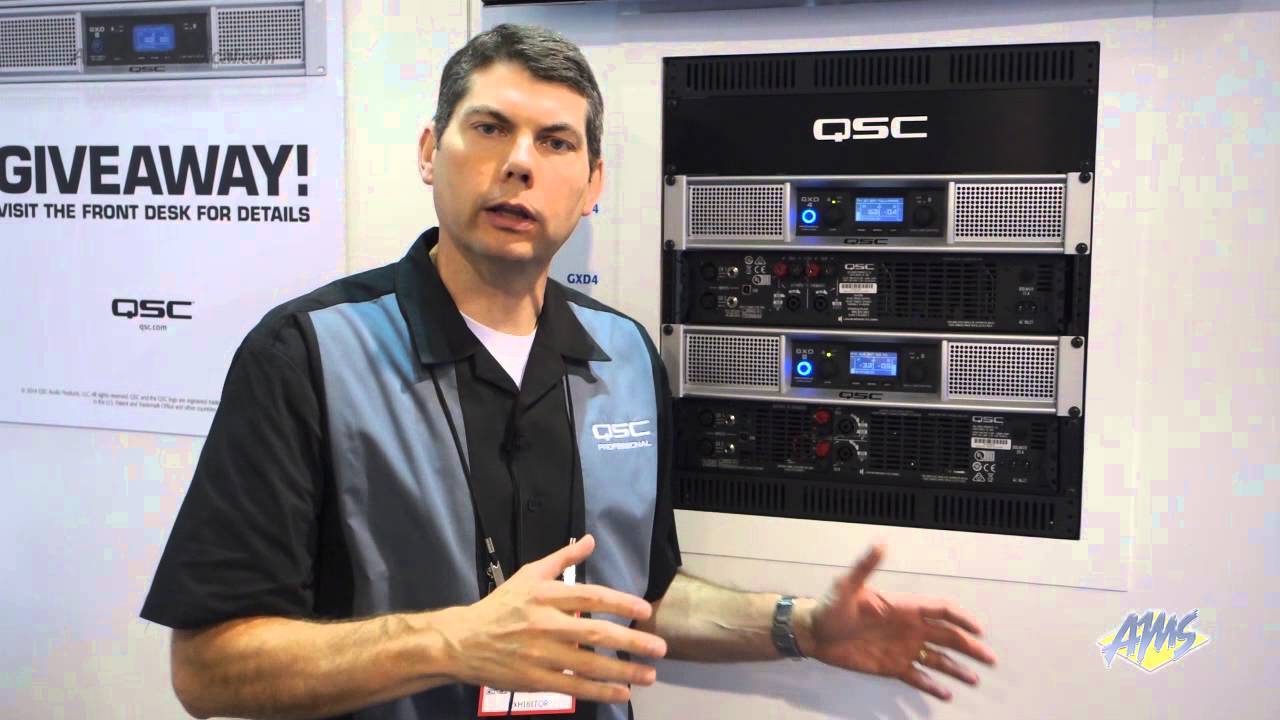 AMS at NAMM 2015 - QSC GXD Power Amplifiers