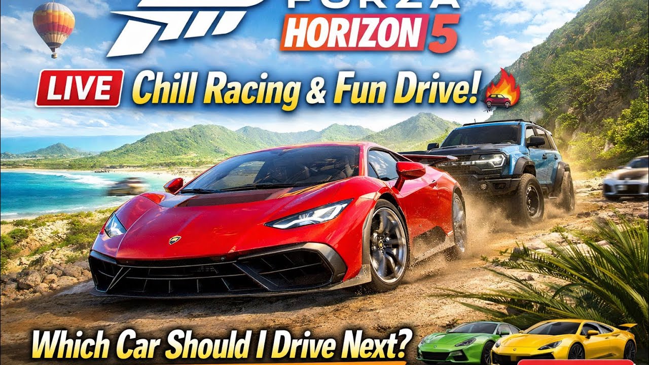 Live Forza Horizon 5 | Chill Racing & Fun Drive