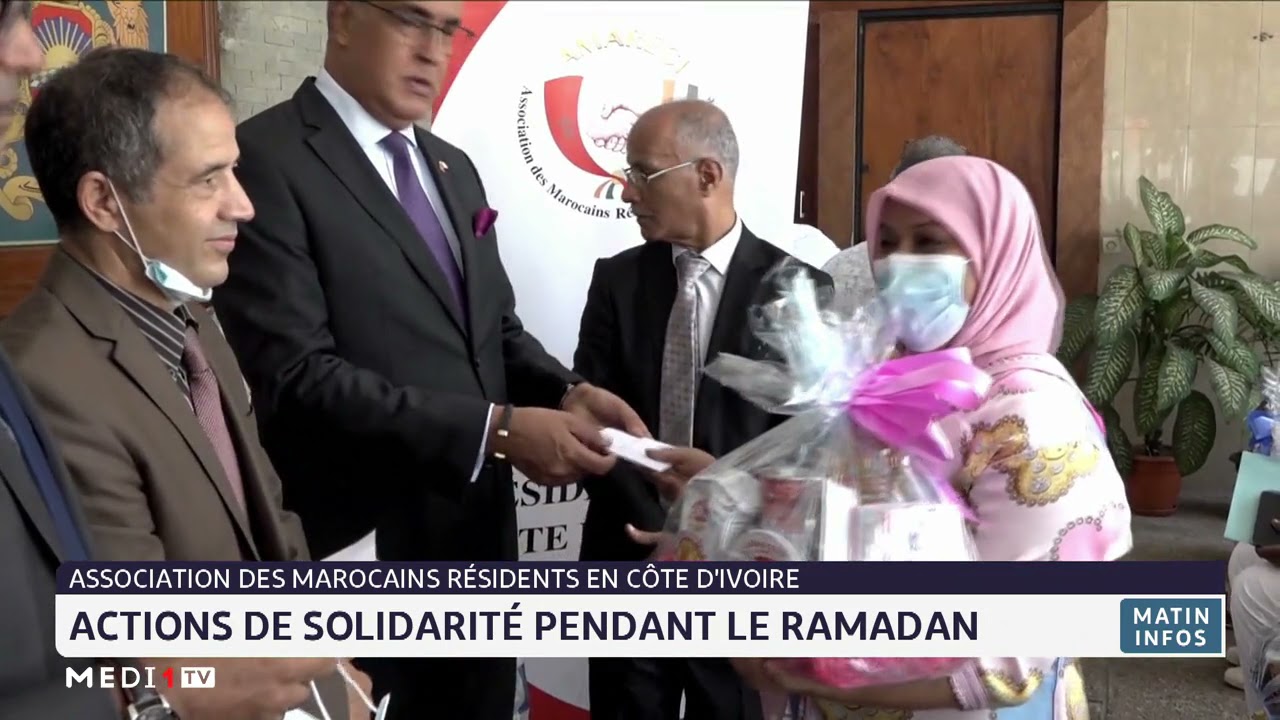 Associations des marocains résidents en Côte d´Ivoire: actions de solidarité pendant le ramadan
