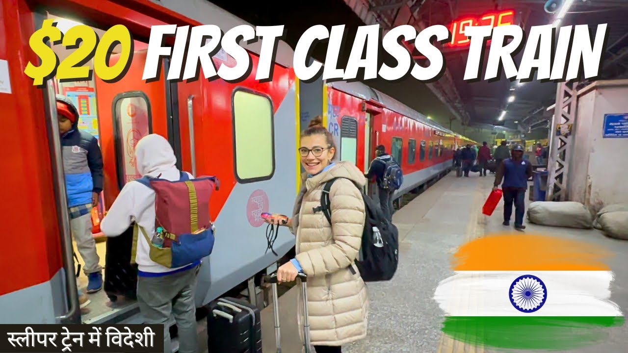First SLEEPER TRAIN experience! Delhi to Agra 🚃