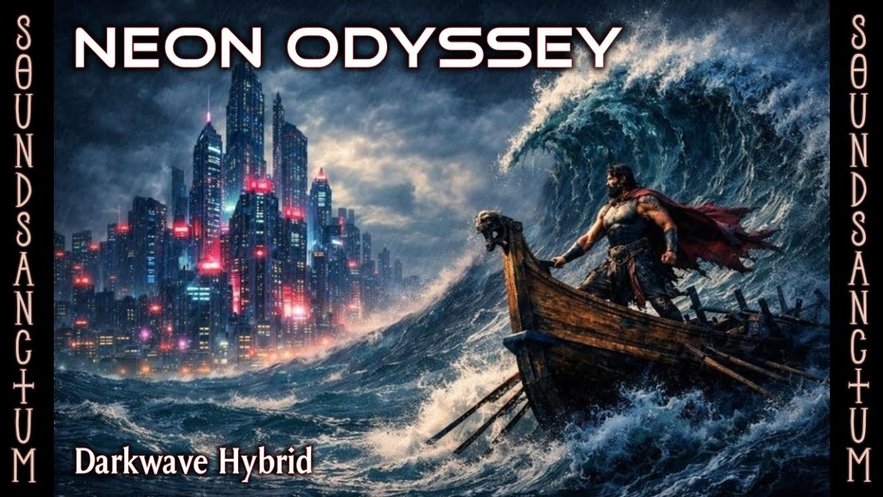 Neon ODYSSEY 🌩️ A Darkwave Hybrid by SoundSanctum (with Lyrics)