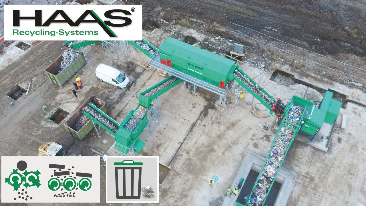 HAAS Complete Installations | MSW recycling, Recyclinganlage f&uuml;r mechanische Abfallbehandlung