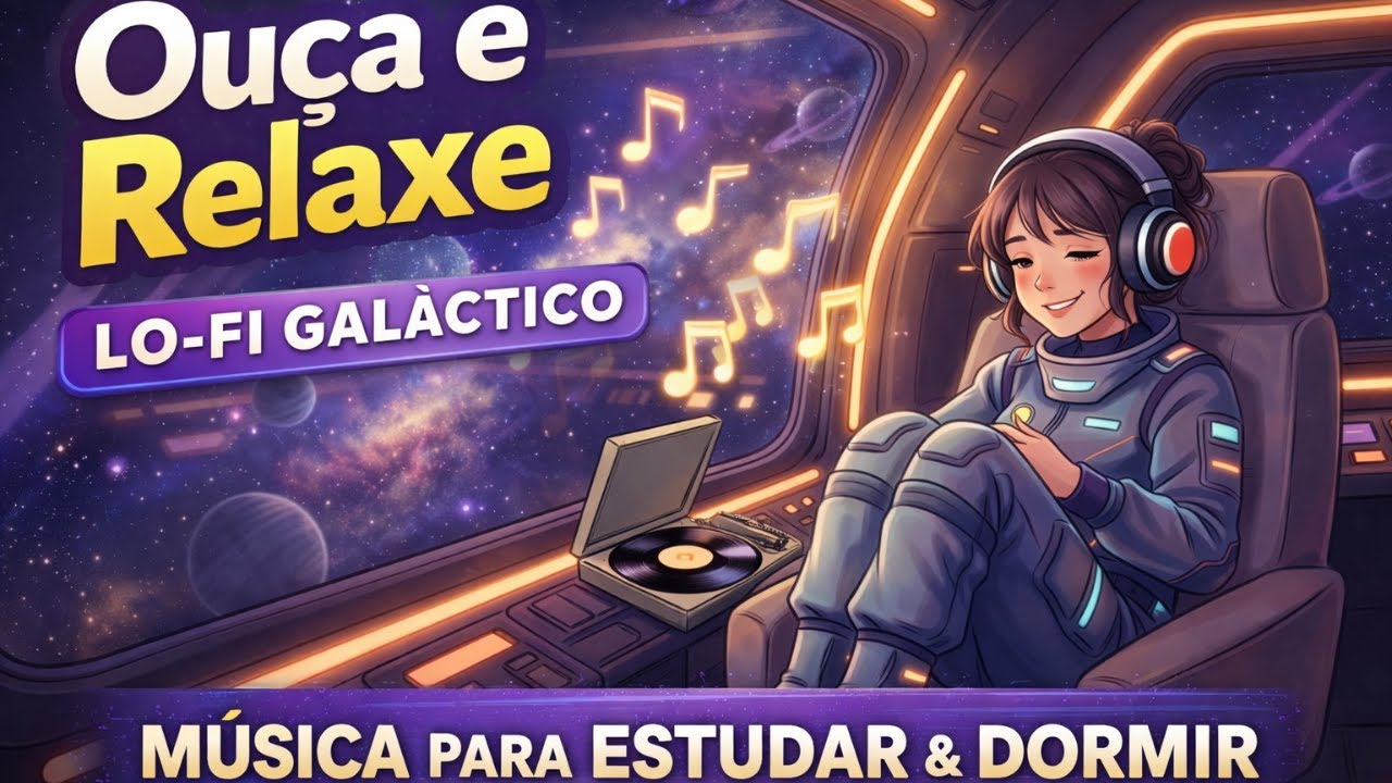 Ouça e Relaxe 🌌 | Lo-Fi Galáctico para Estudar, Dormir e Viajar pelo Espaço