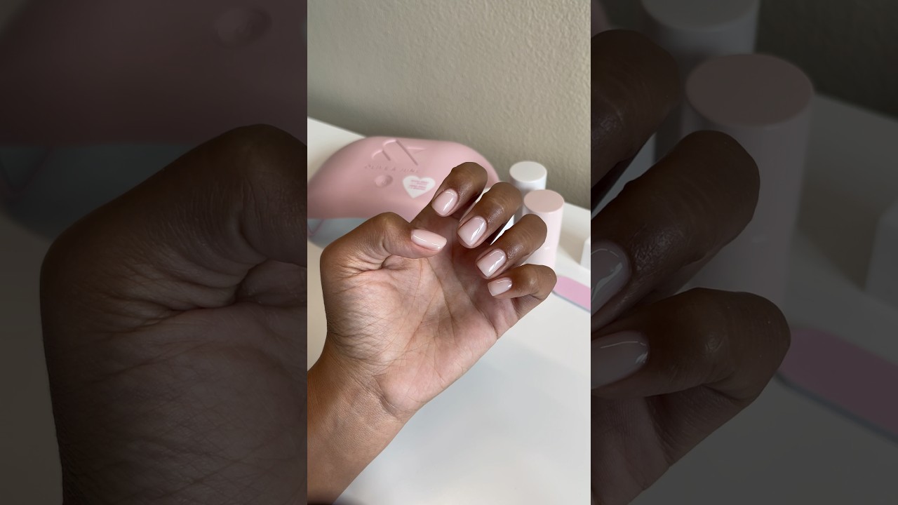 Гель-лак на натуральных ногтях #gelnailsathome #gelnails #diygelnails #gelpolish #nailtutorial