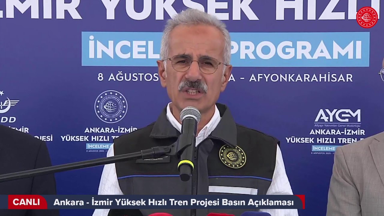 #Canlı | Ankara - İzmir Yüksek Hızlı Tren Projesi Basın Açıklaması | Afyonkarahisar