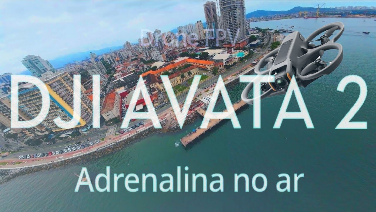 Treino com DJI AVATA 2 no modo manual.  