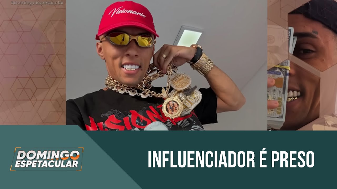 Influenciador Buzeira é preso por suspeita de lavar dinheiro do tráfico internacional de drogas