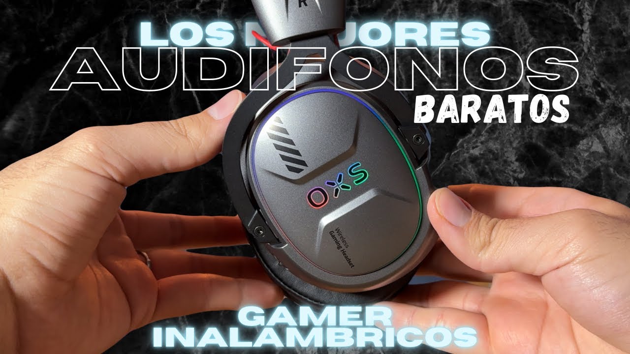 ¡Los audífonos inalámbricos gamer más baratos! OXS STORM G2