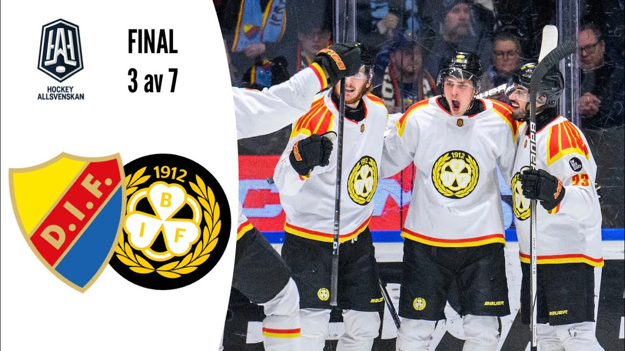 Djurgårdens IF - Brynäs IF | Höjdpunkter | Final 3 | Hockeyallsvenskan Slutspel 2024