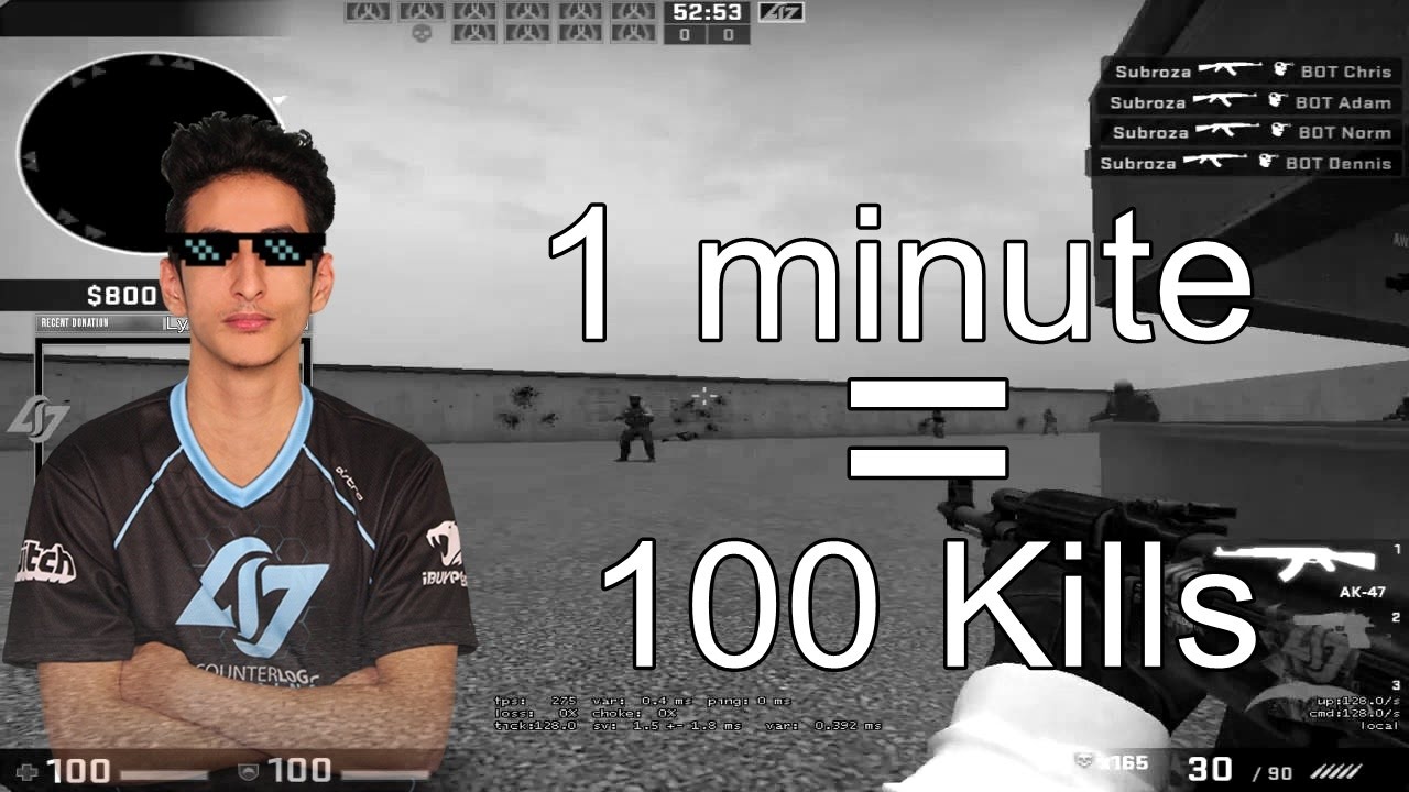 Can you be better than him? Subroza INSANE trainning [aim_botz]