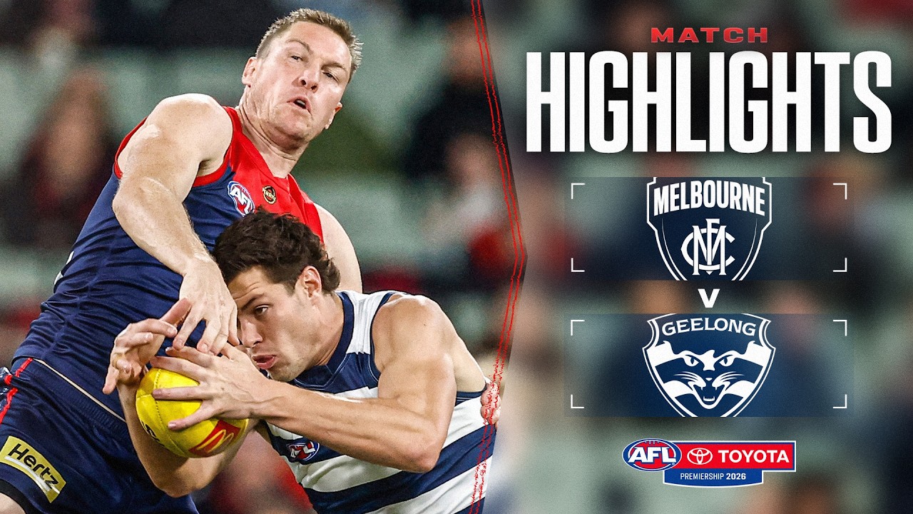 Melbourne v Geelong Cats Highlights | Round 20, 2026 | AFL