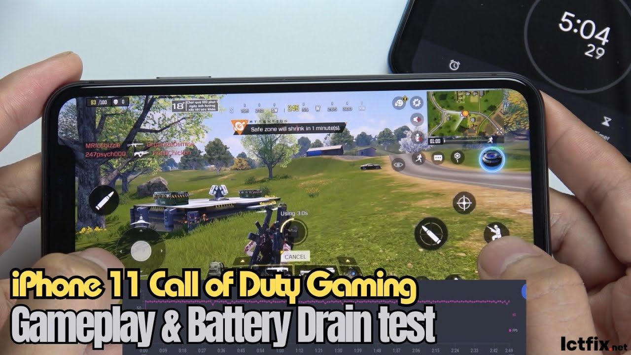 iPhone 11 Call of Duty Mobile Gaming test