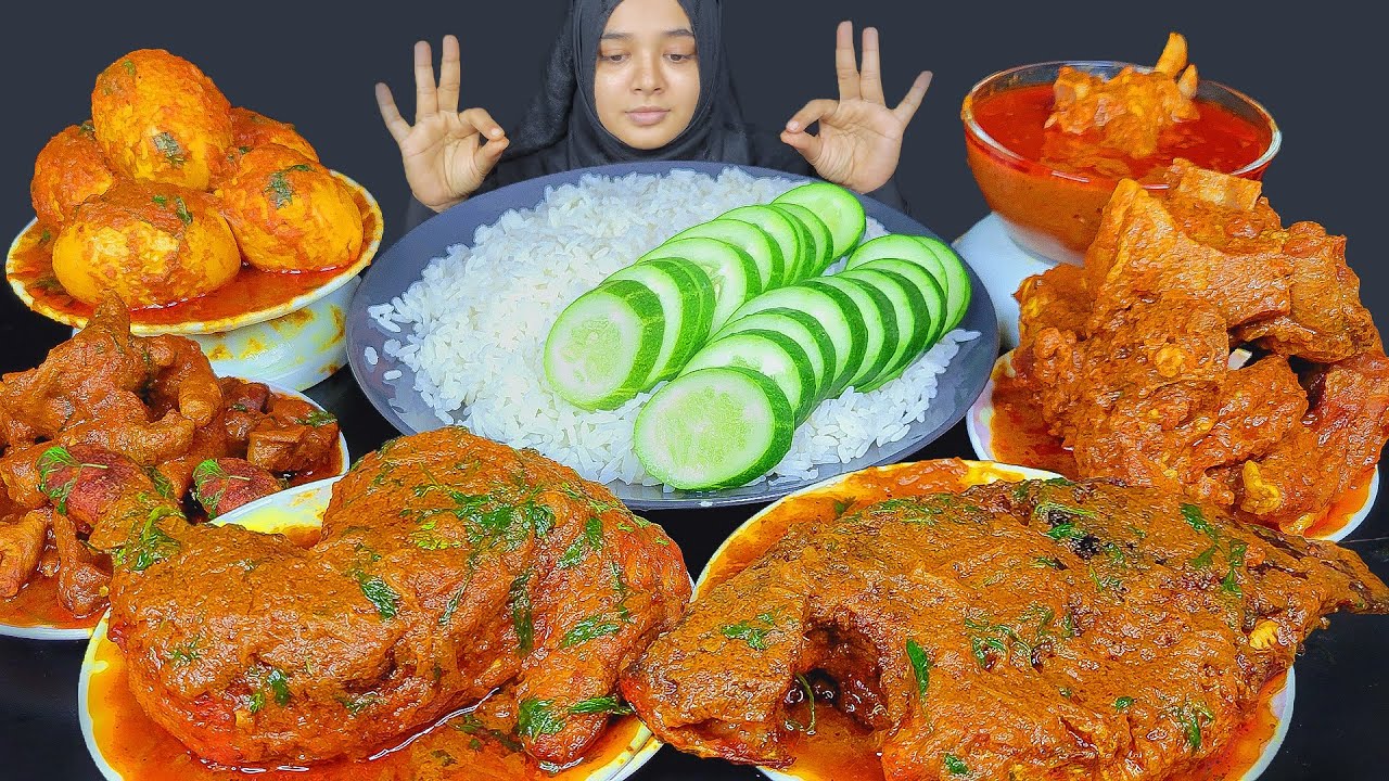 HUGE MUTTON CURRY, CHICKEN LEG MASALA, WHOLE FISH CURRY, CHICKEN LIVER GIZZARD FEET CURRY BIG BITE