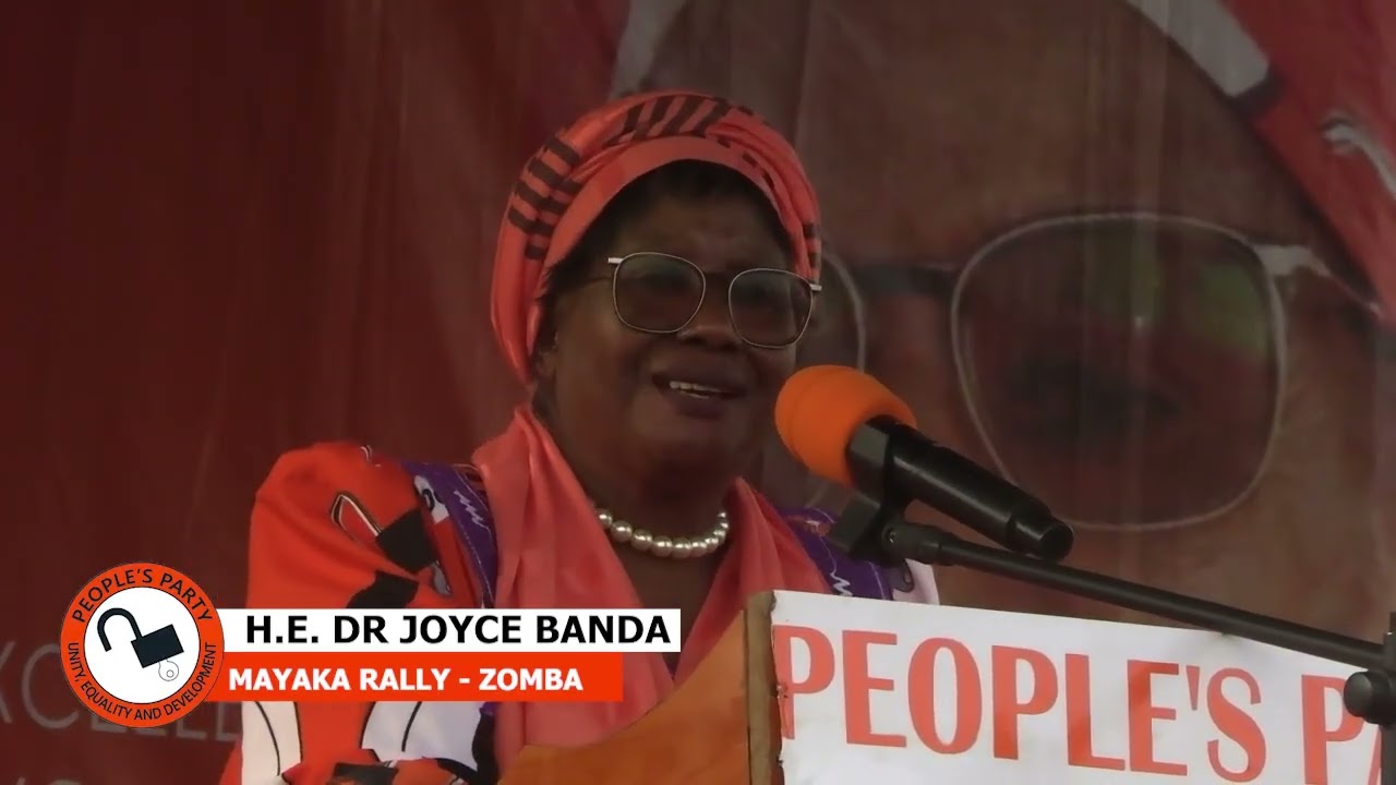 DR JOYCE BANDA SPEECH AT MAYAKA SCHOOL GROUND - ZOMBA