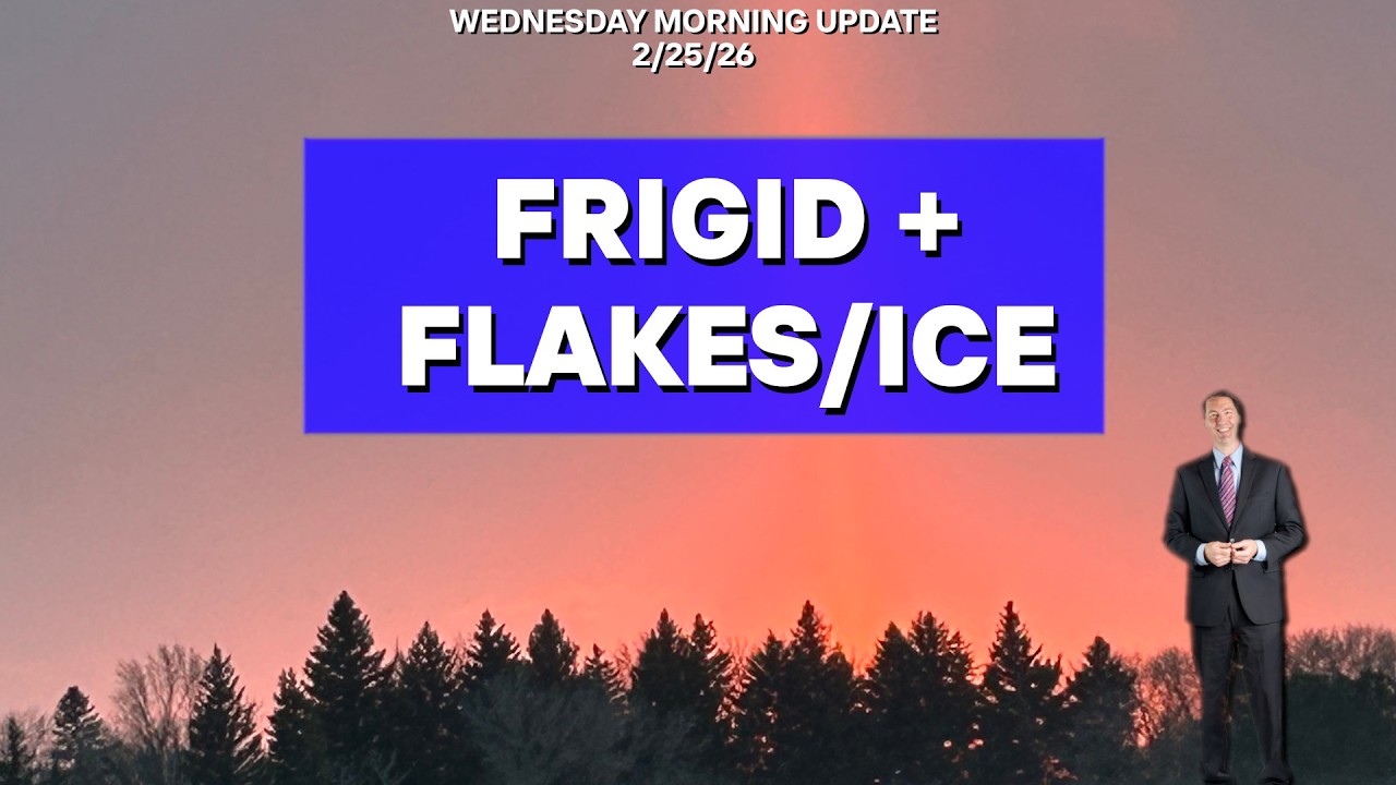 Ice and Snow Today with a Reveal of the March Weather Pattern