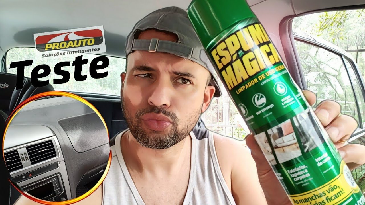 (💢Teste) ESPUMA MÁGICA PROAUTO FUNCIONA ??? 🤔