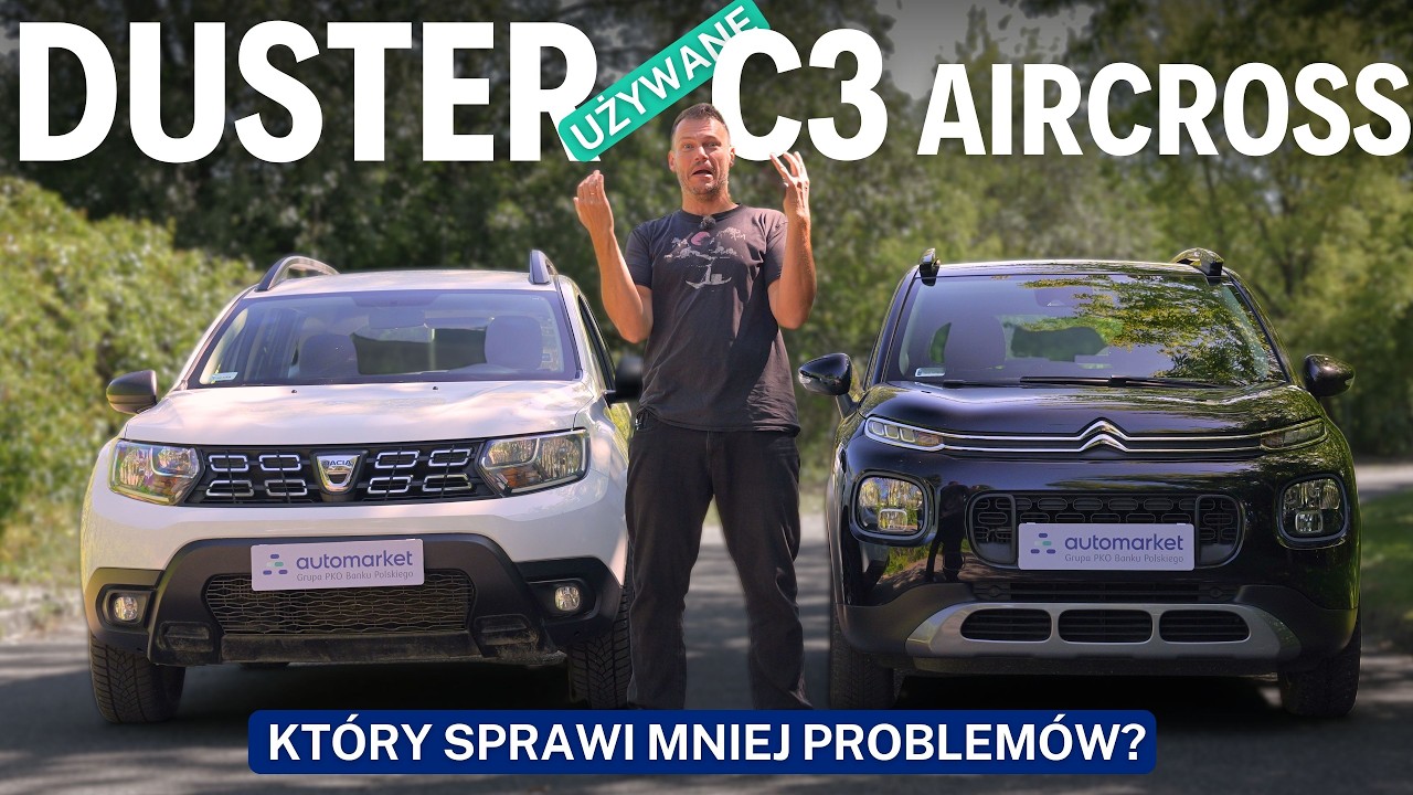Dacia Duster vs Citroen C3 Aircross &ndash; Kt&oacute;ry jest mniej awaryjny?