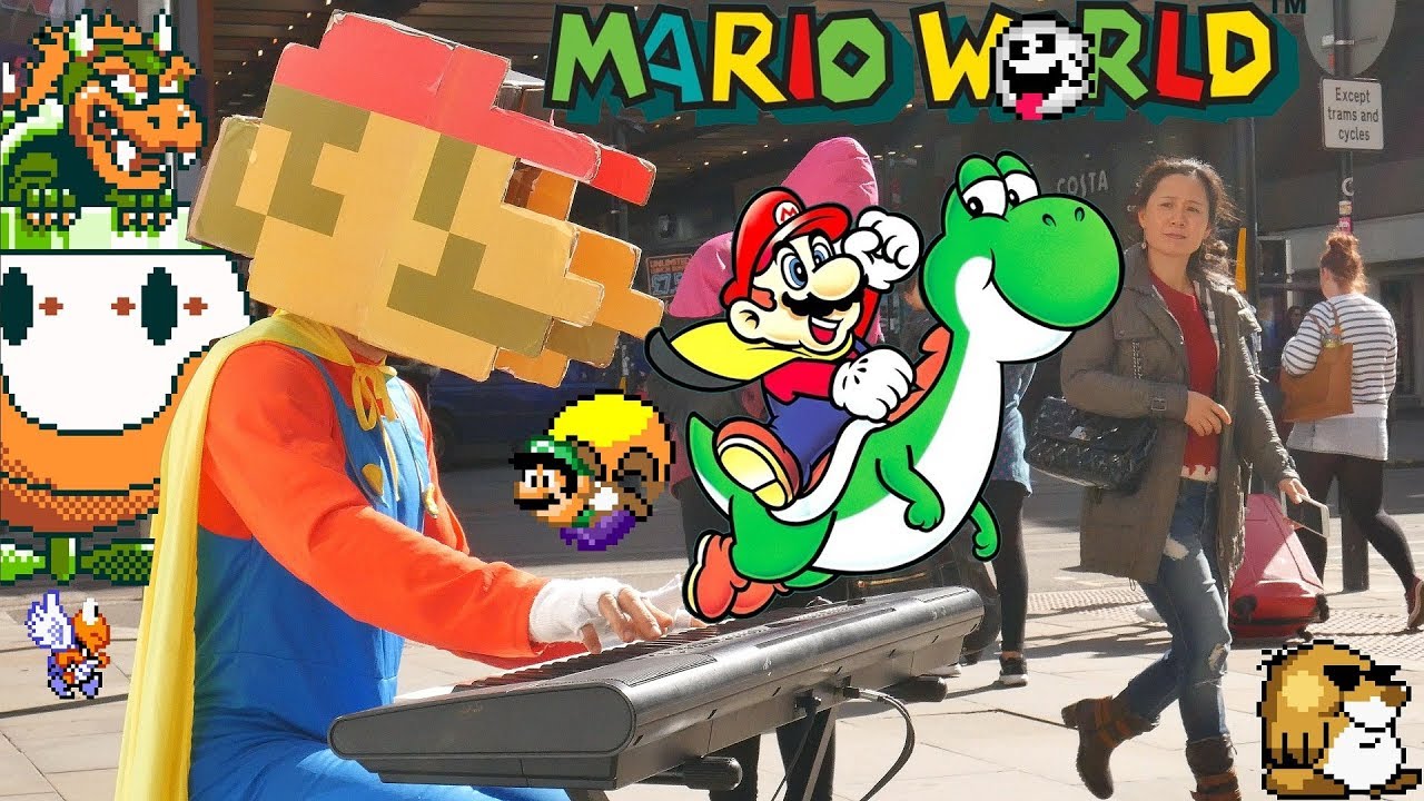 SUPER MARIO WORLD COMPLETE OST STREET PERFORMANCE in 4K