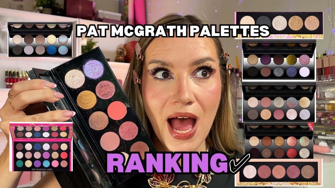 RANKING PAT MCGRATH EYESHADOW PALETTES 2023💜