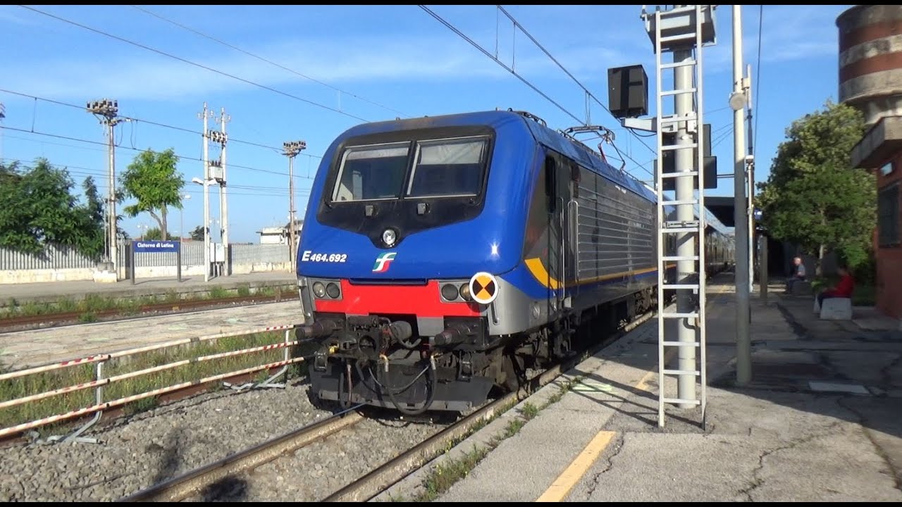 PARTENZA CON SUPER ACCELERAZIONE della E464.692 col REG 12673 a Cisterna di Latina!!
