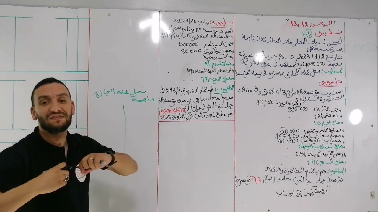 الوحدة 12 و 13 مدخل للتثبيتات تقييم التثبيتات #سنة_ثانية_ثانوي #محاسبة