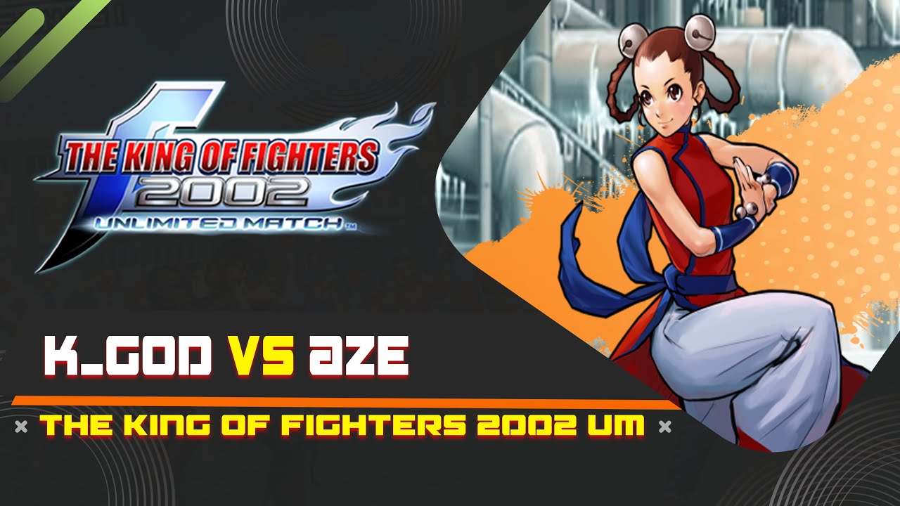 KOF 2002 UM - (HK) K_god vs Aze (阿泽) FT10 - Luta incrível!