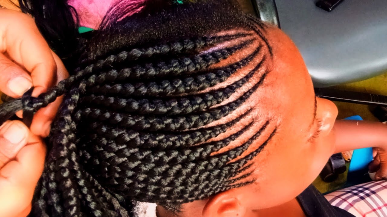 HOW TO: BEST CORNROWS EVER FOR BEGINNERS / PENCIL /LINES/ FRIENDLY / NIFAH FACES AND HAIR