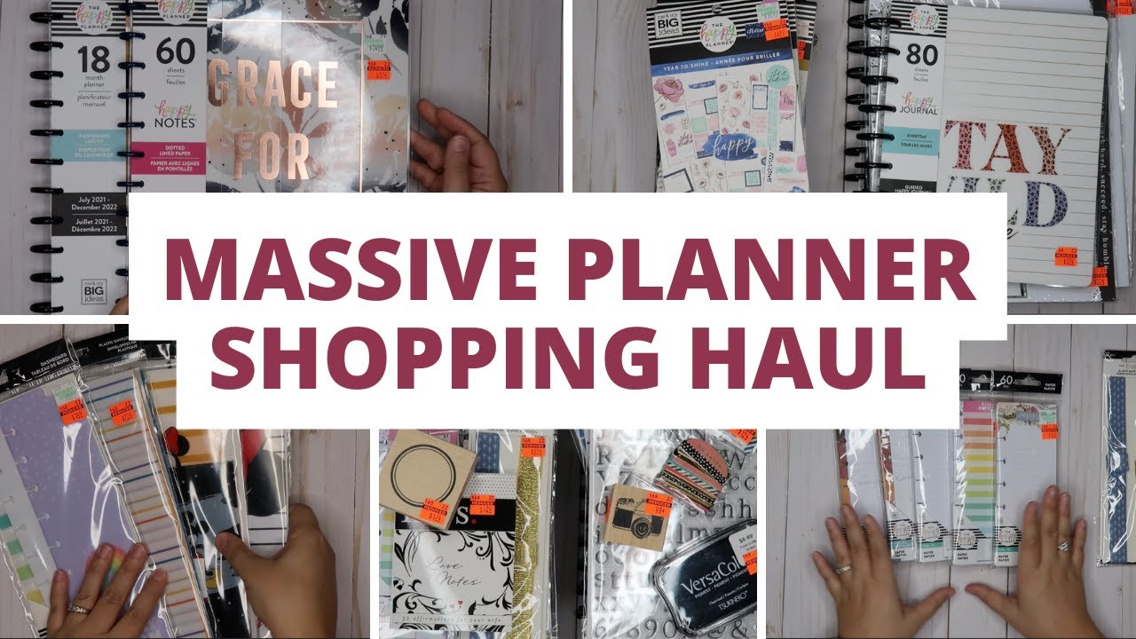 HAPPY PLANNER SHOPPING HAUL AND FLIP THROUGH | PLANNER HAUL | HAPPY PLANNER HAUL