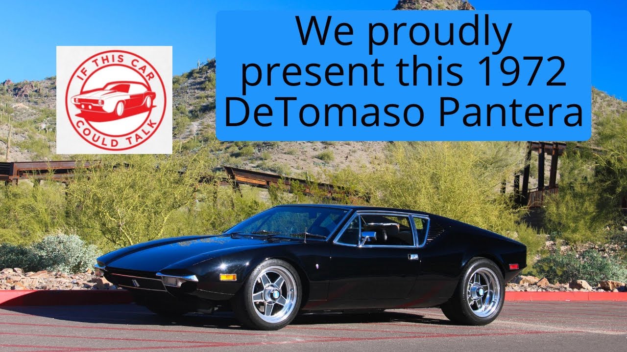 If This 1972 DeTomaso Pantera Could Talk - 