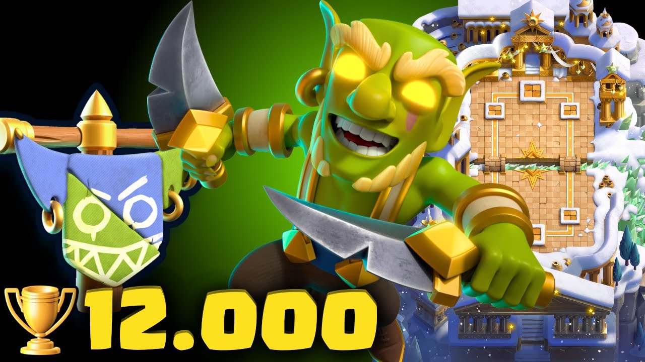 DECK DE GOBLIN HEROI PARA 12.000 TROFÉUS NO CLASH ROYALE