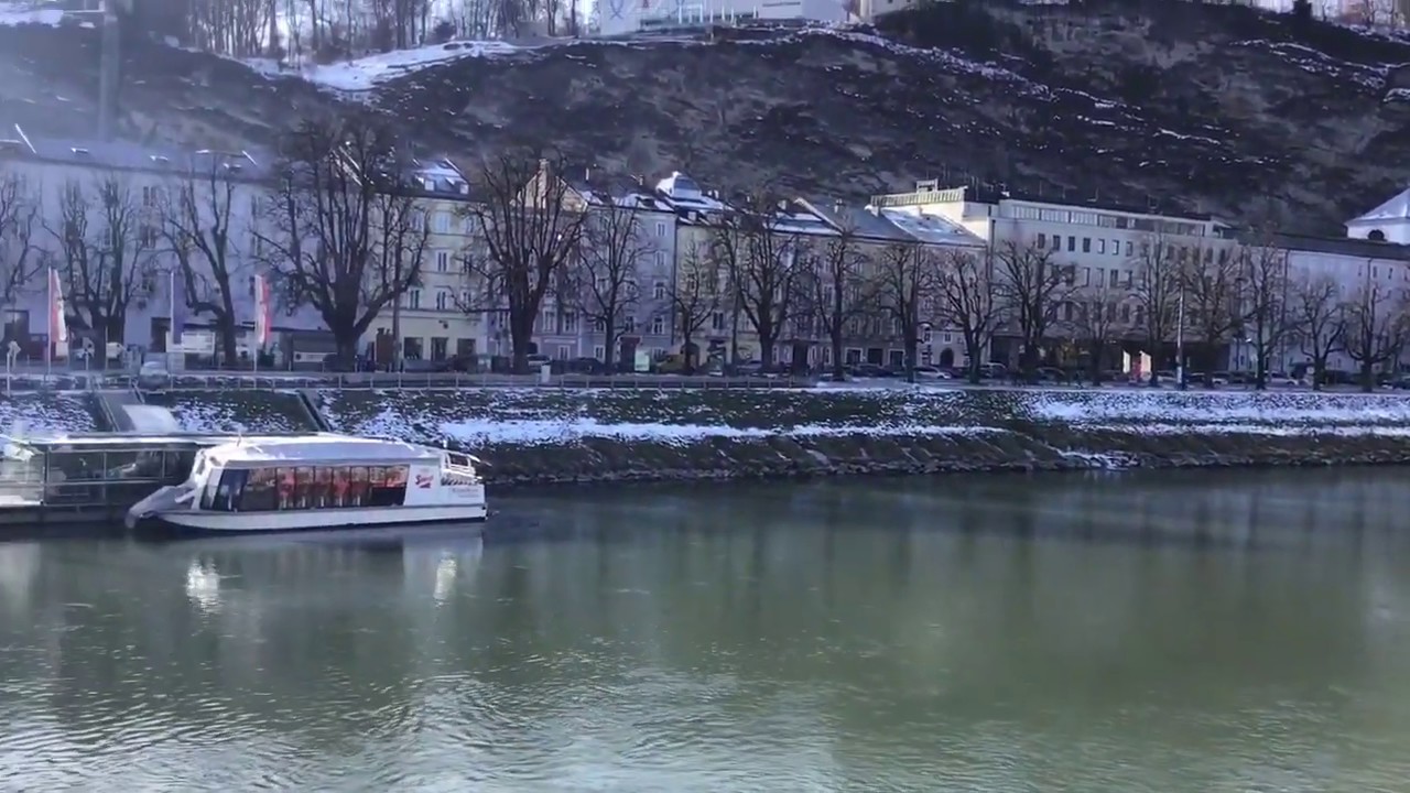 Scenic Salzach River in Salzburg, Austria #salzach #salzburg #austria