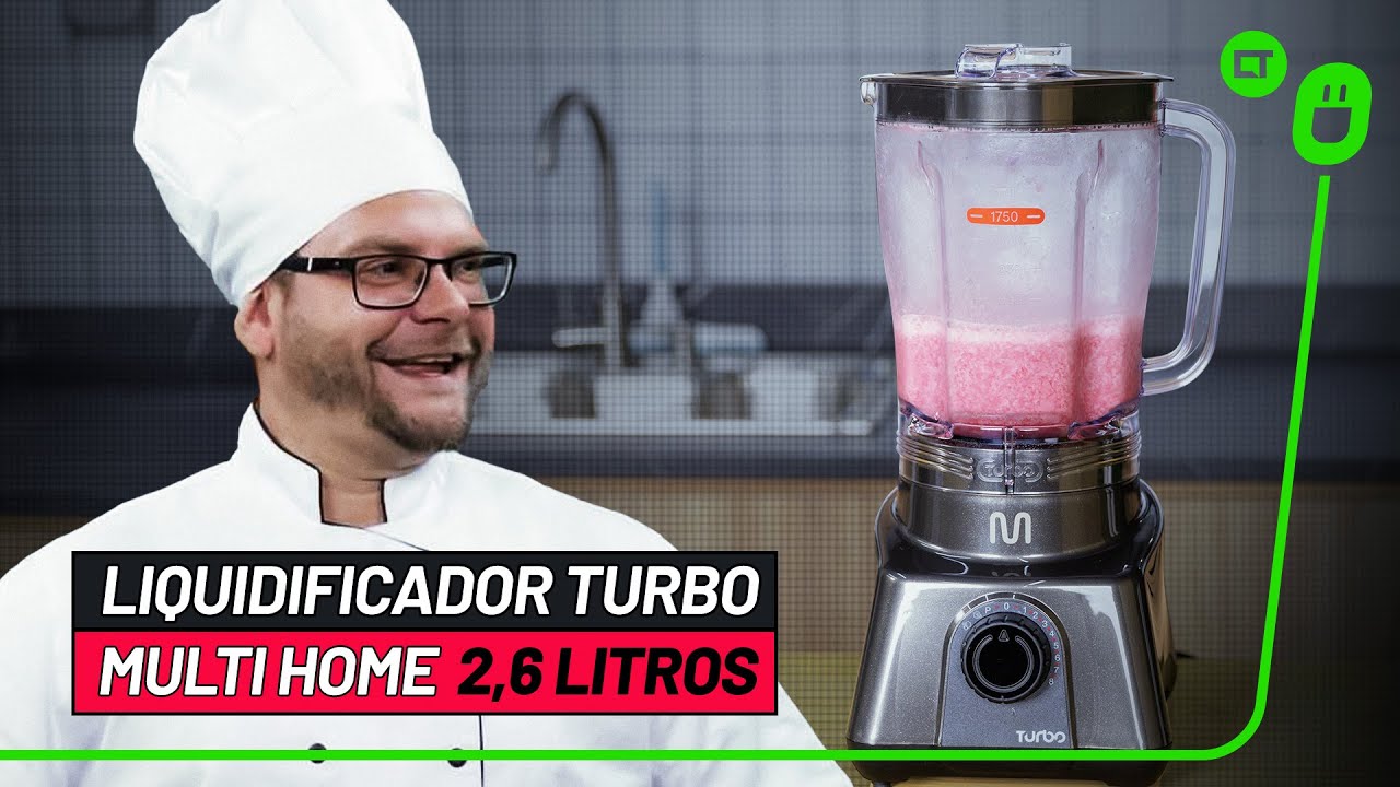 Liquidificador Turbo Multi Home 2,6 Litros: potência de sobra e preço acessível