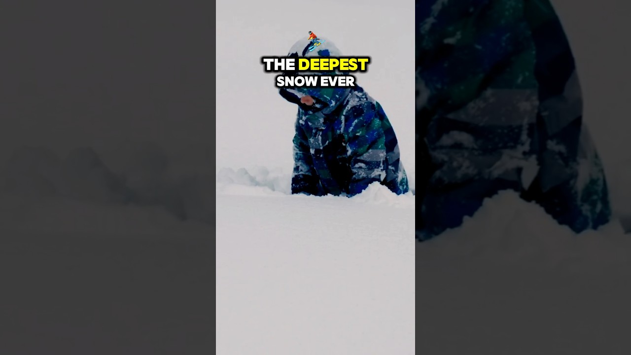 The Deepest Snowfall Ever Recorded: 39 Feet of Snow!