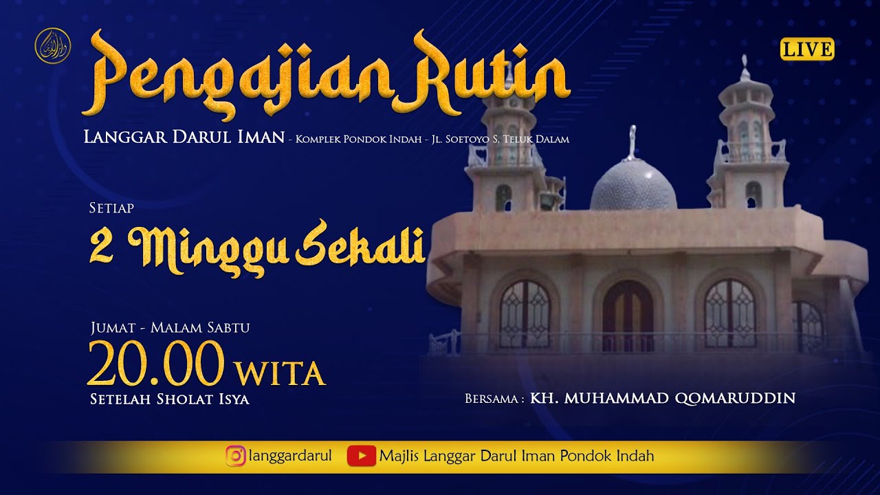 Pengajian Rutin 2 Minggu sekali Bersama KH. Muhammad Qomaruddin (Guru Busu) 02 JANUARI 2026