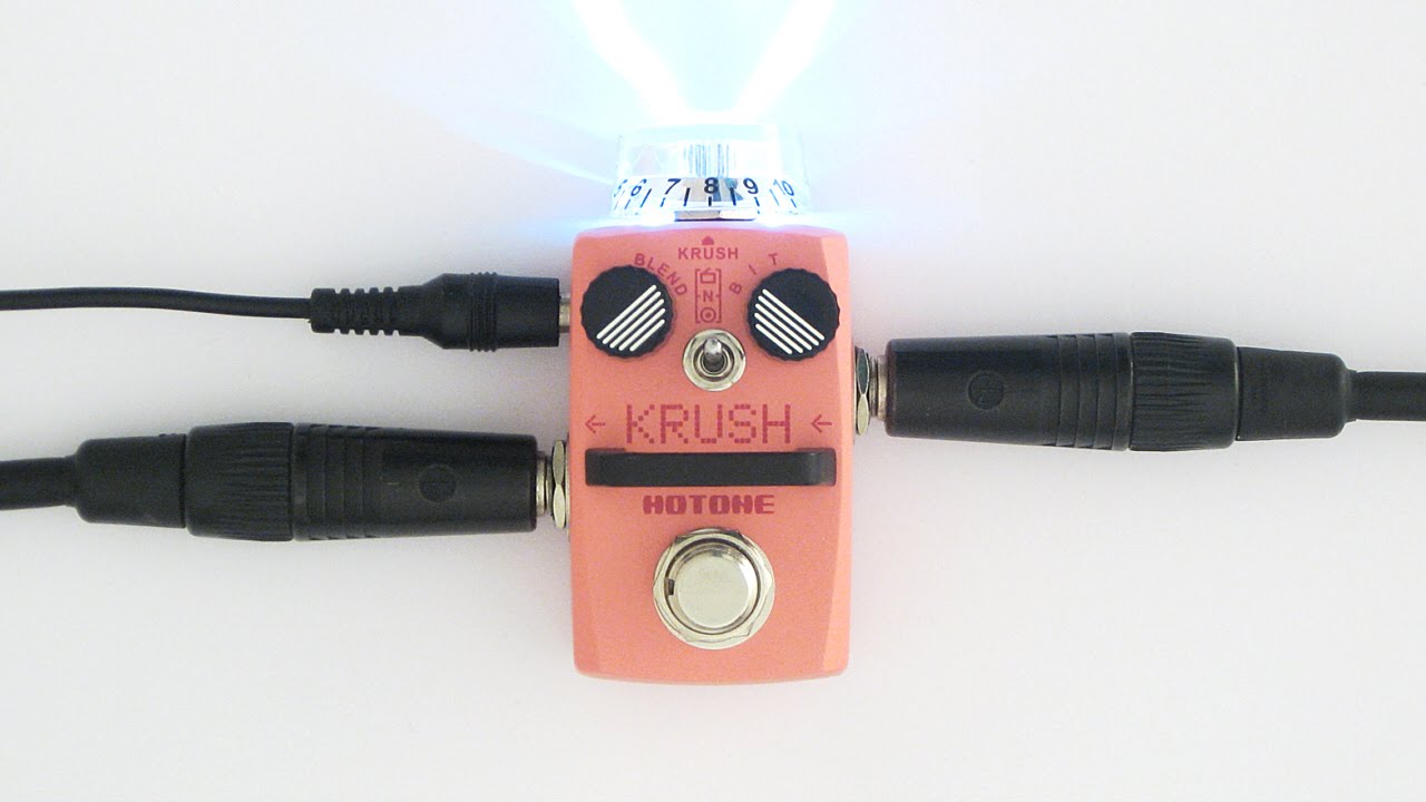 Hotone KRUSH Bitcrusher/Sample Rate Reducer Demo