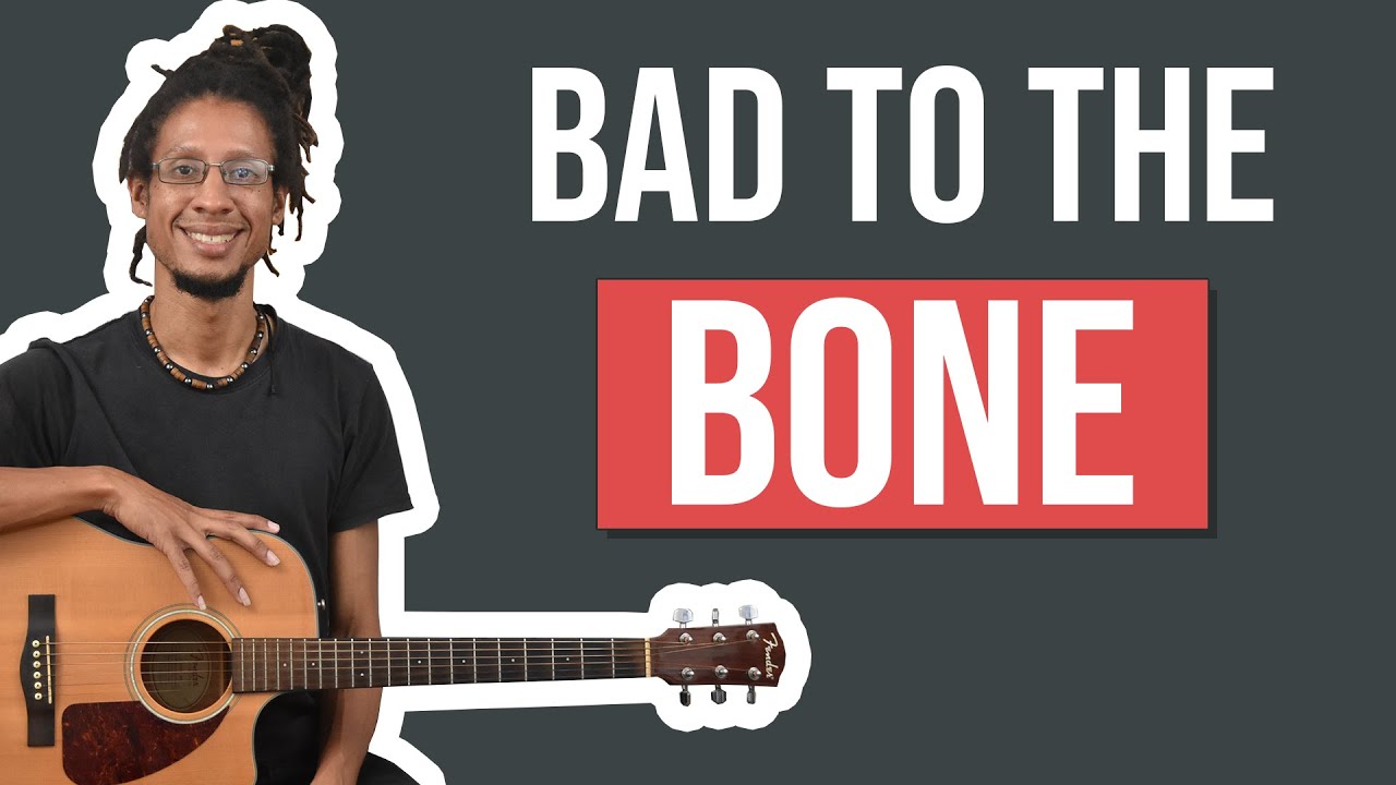 Bad To The Bone - Fun Song for Guitar Beginner Friendly! George Thorogood