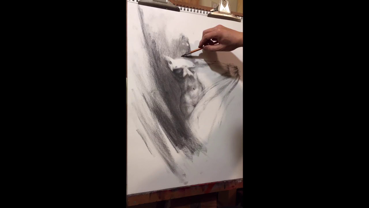 Female Figure Drawing Time-Lapse