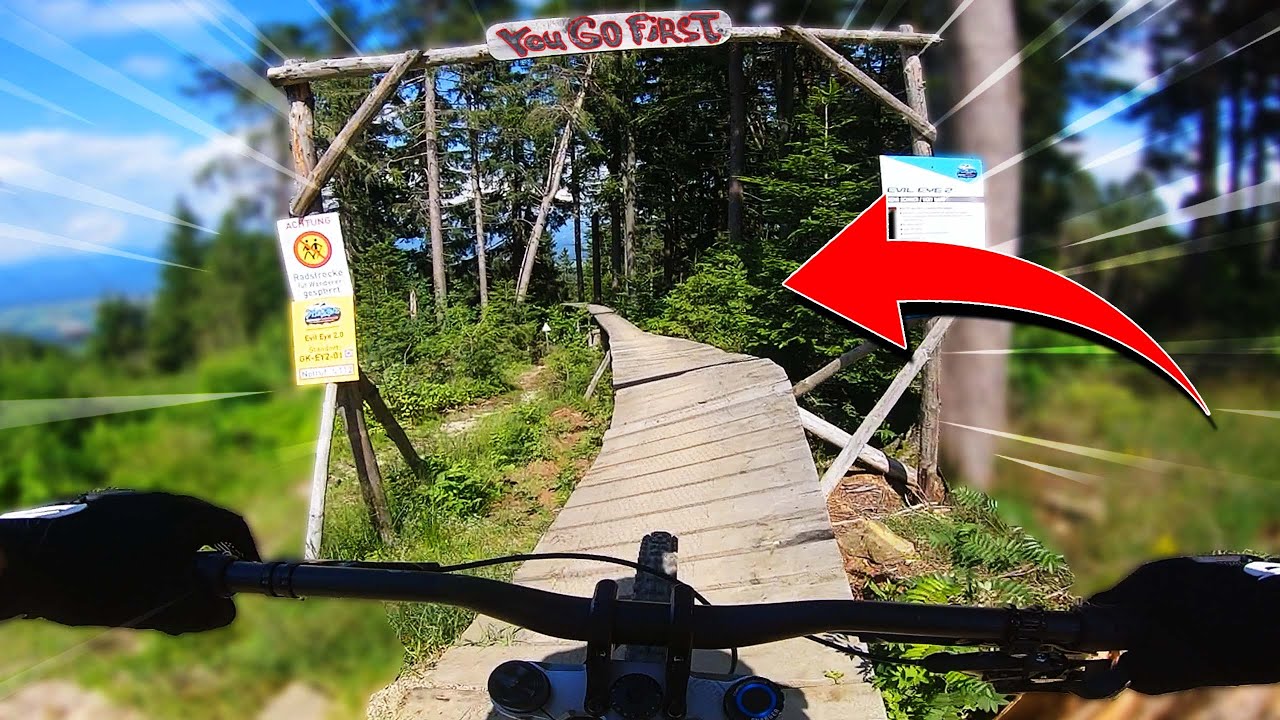 1. Mal mit DOWNHILL MTB auf SKINNY TRAILS fahren!