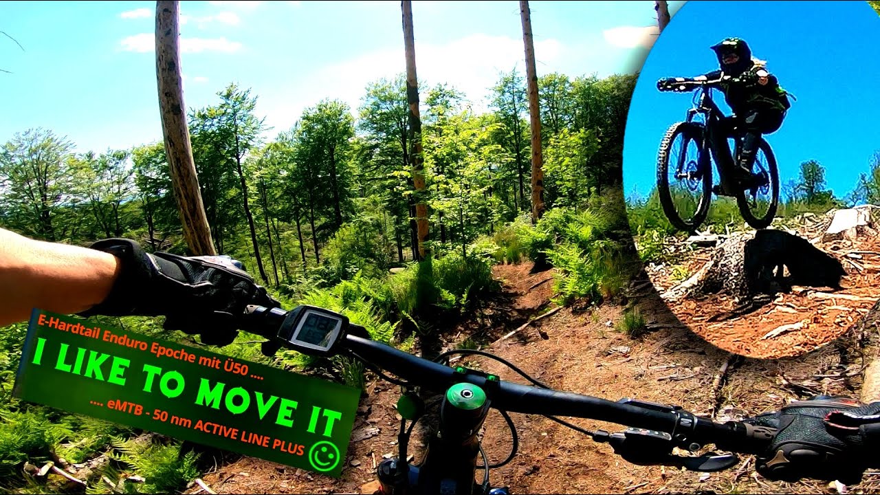 I LIKE TO MOVE IT mit Ü50 / magische MTB Moves / secret fights on Teuto enduro trails with hardtail