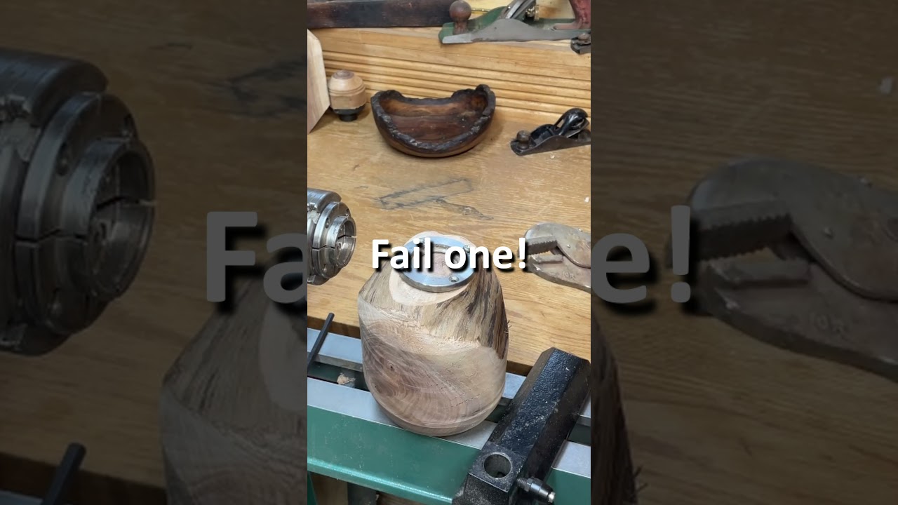 Turning Fail! - Woodturning