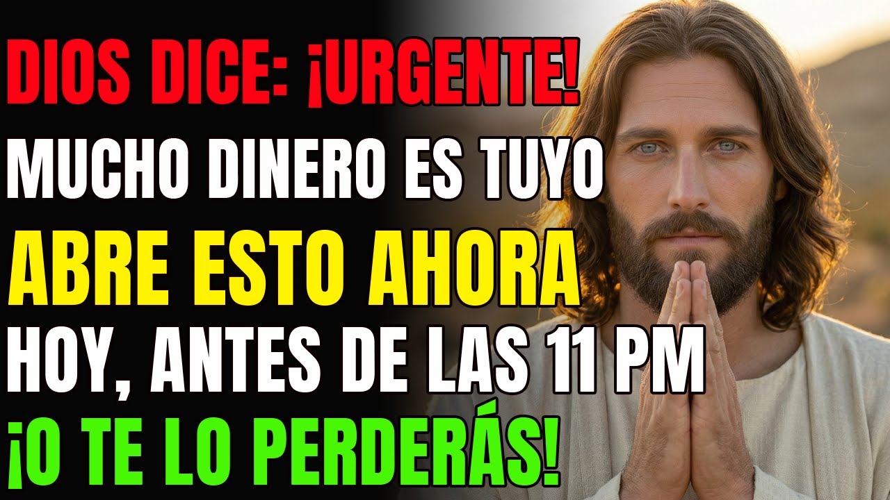 🧾Dios Dice: Se Te Ha Entregado Una Gran Suma De Dinero; Abre Este Mensaje Ahora Mismo O No…