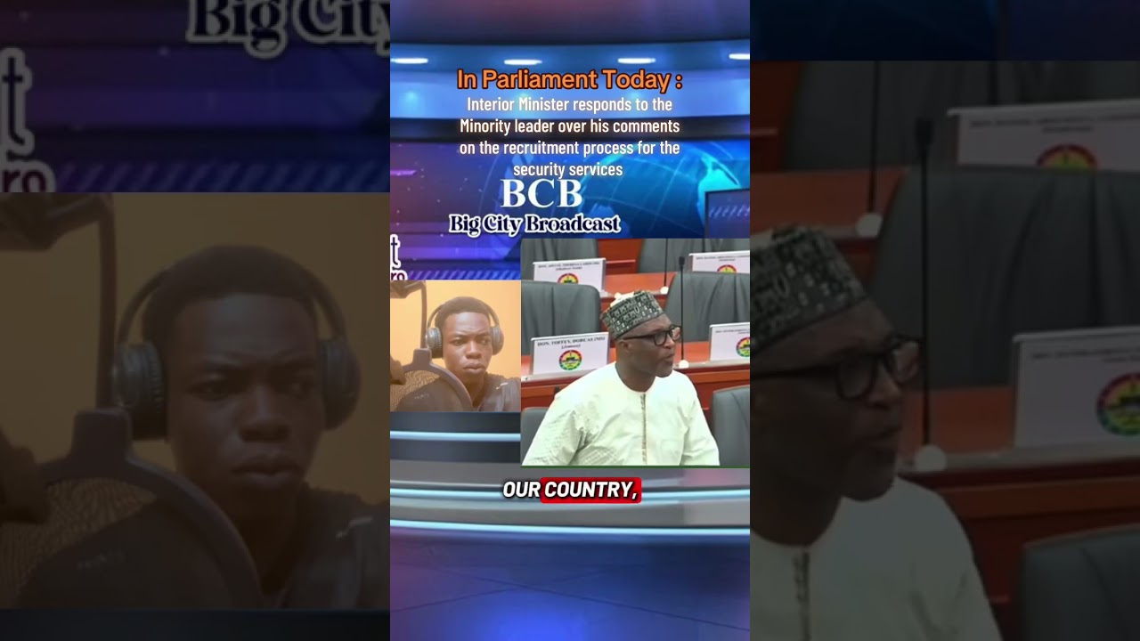 Hon Mubarak Mohammed Muntaka response in parliament over the Recruitment Process 