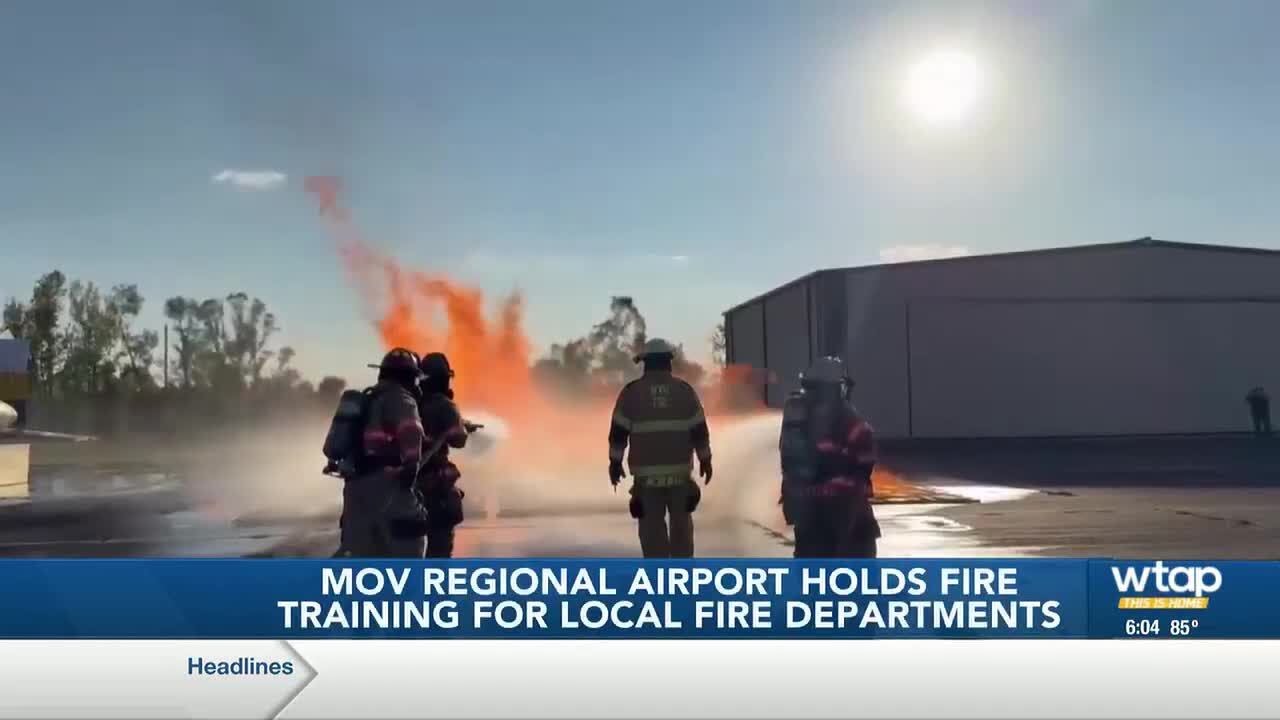 MOV Regional Airport holds annual fire training session for firefighters