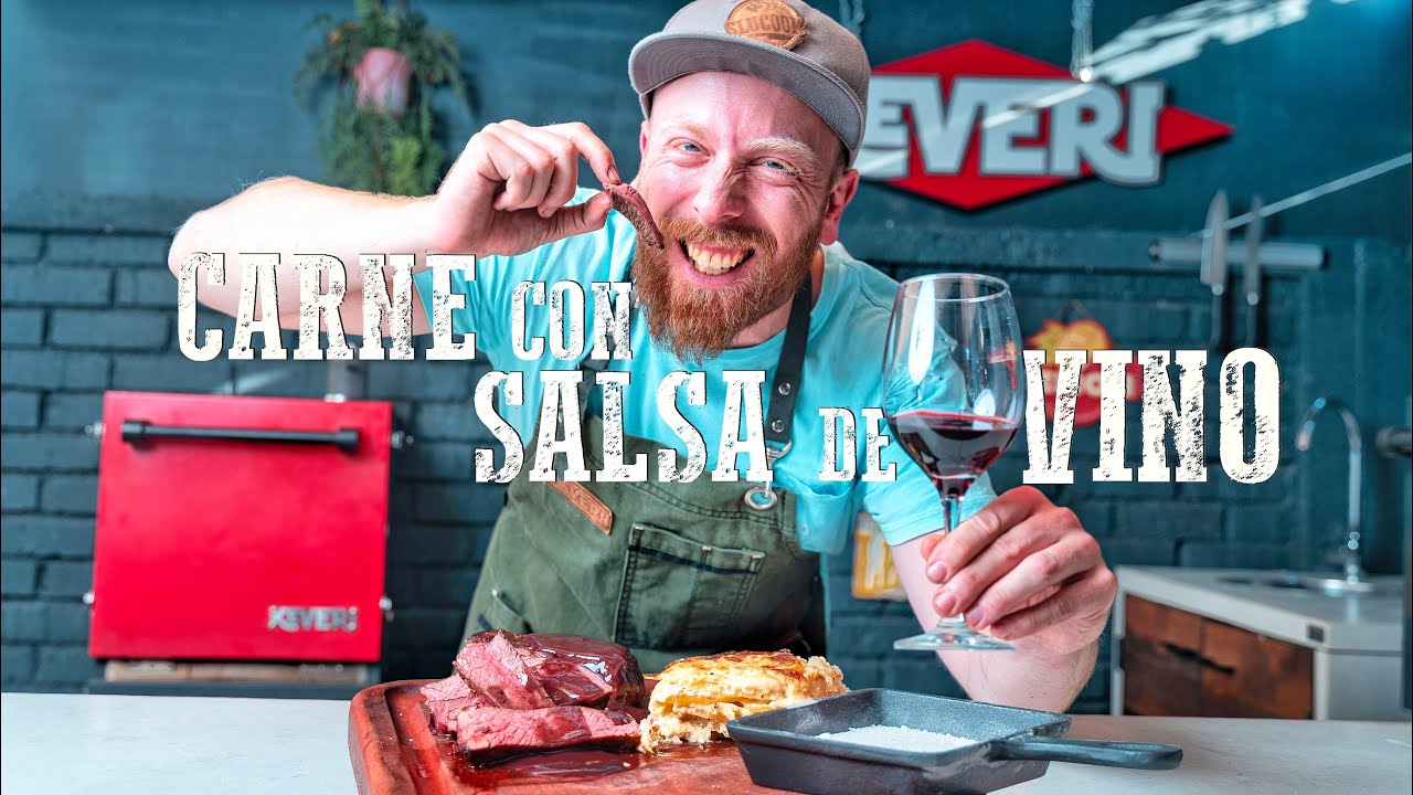 Carne a las Brasas con Salsa de Vino Tinto | Slucook