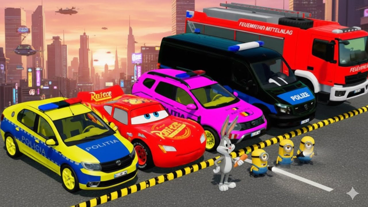 CHEVROLET, DACIA, AUDI, LAND ROVER POLICE CARS & VOLKSWAGEN AMBULANCE EMERGENCY TRANSPORTING FS22#13