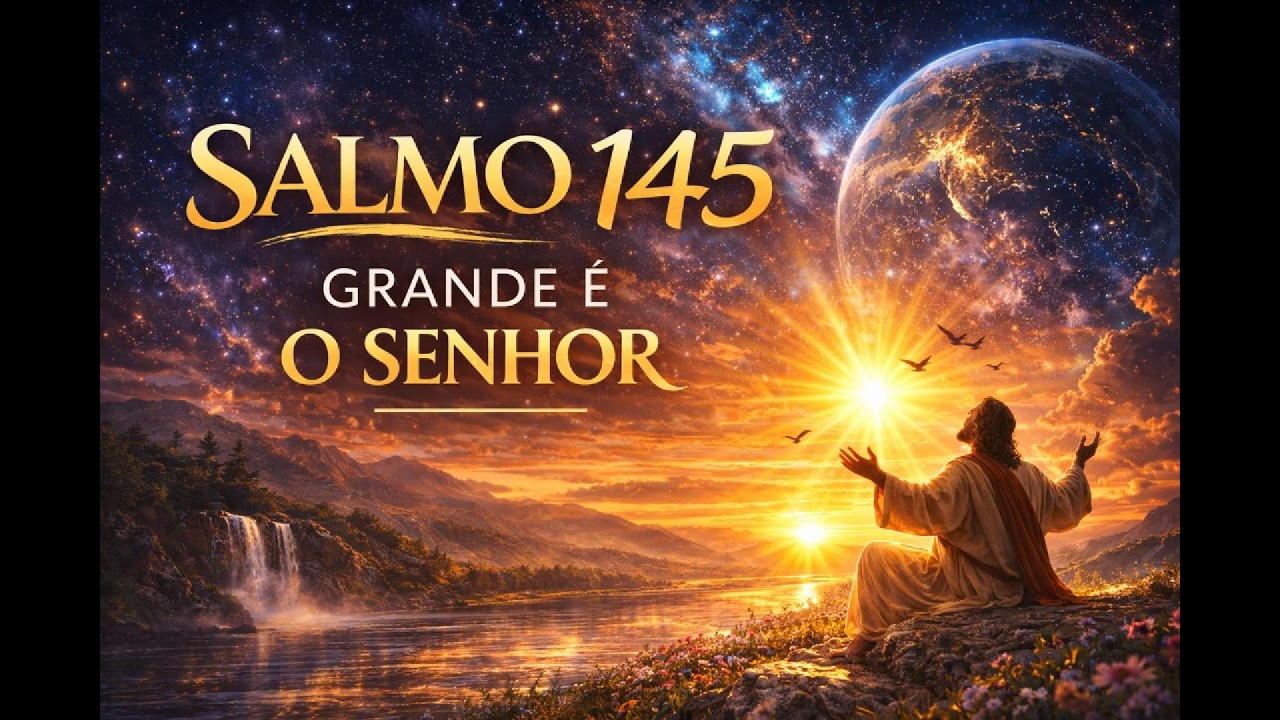 🌿 Salmo 145 — Grande é o Senhor | Oração de Louvor e Adoração