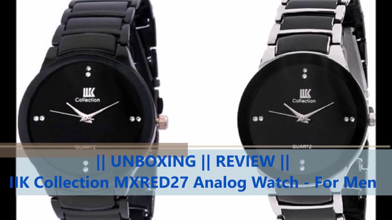 || Unboxing || Review || IIK Collection MXRED27 Analog Watch for men