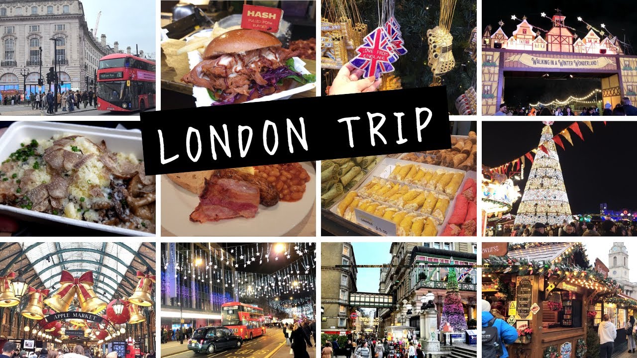 London Christmas Walking 🎄Street Food, Markets & Winter Wonderland | 2 Days
