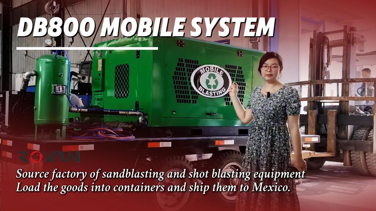 The DB800 mobile sandblasting system was dispatched to Mexico.#dustlessblasting #sandblasting