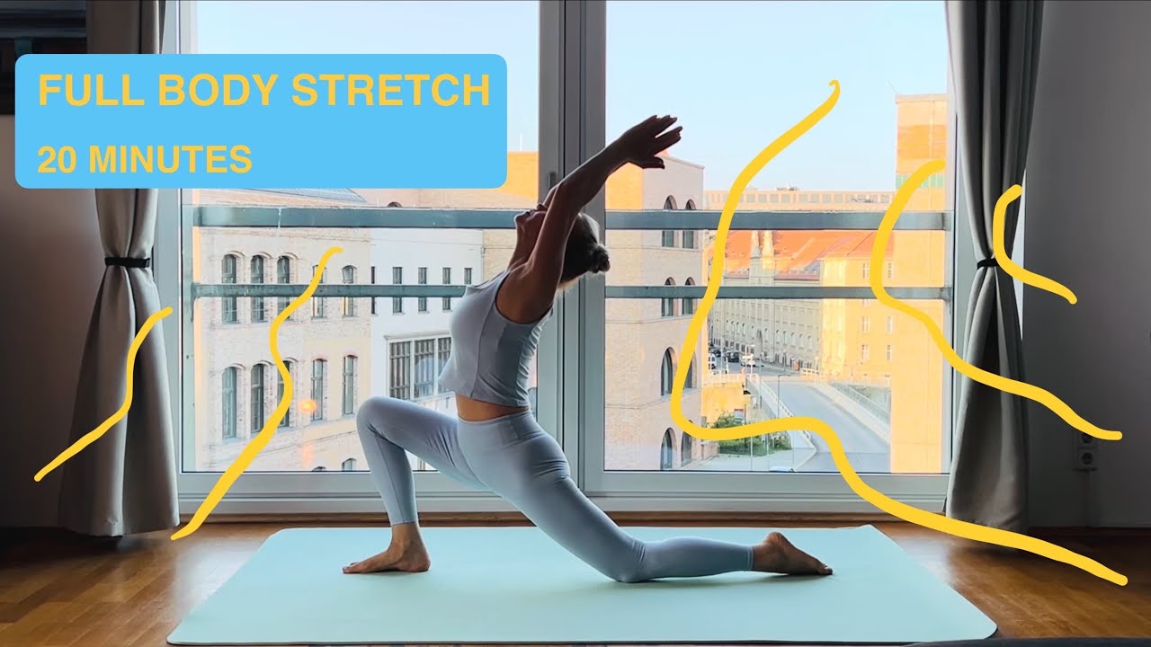 20 Min for Energy and Joy &bull; Full Body Morning Stretch #homeyoga #yogacity #somaticyoga